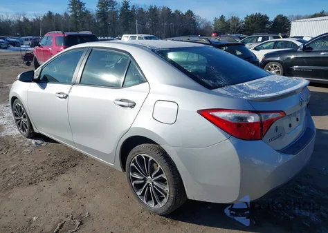 2014 Toyota Corolla S Plus из США, поврежденный, VIN 2T1BURHEXEC050144